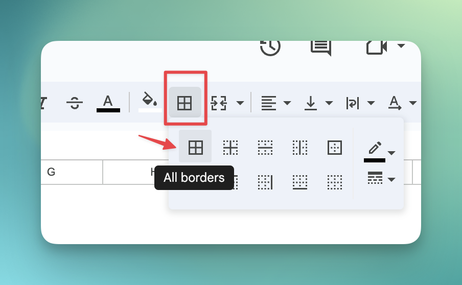 How to Remove Gridlines in Google Sheets